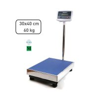   TCS-B 60 elektronikus raktári mérleg méréshatár: 60 kg, HITELESÍTETT