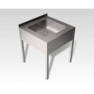   EMAX FMC 1560 rozsdamentes nagykonyhai mosogató, 600x700x850 mm