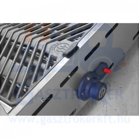 Hendi 149614 Grillsütő, gázüzemű, 4 égővel, gördíthető
