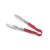 Hendi 171837 Serving tong HACCP 250 mm, red