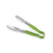 Hendi 171875 Serving tong HACCP 250 mm, green