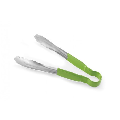 Hendi 171875 Serving tong HACCP 250 mm, green