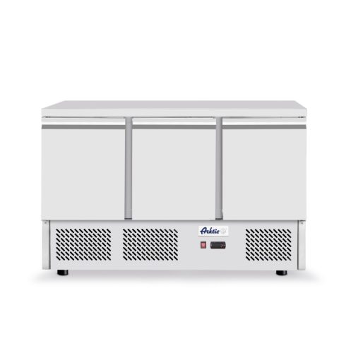 Hendi 232026 Three door refrigerated counter Kitchen Line 380L