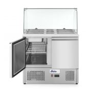 Hendi 232781 Two door salad counter with glass display 300L