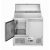 Hendi 232880 Two door salad counter with raised GN display 300L