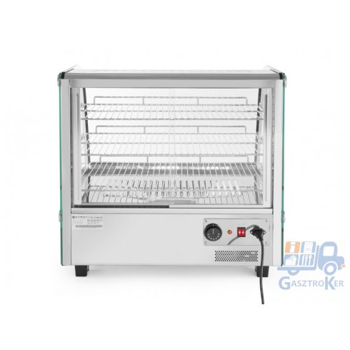 Hendi 233733 Asztali melegentartó vitrin, háromszintes, 160 liter