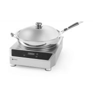   Hendi 239681 WOK indukciós főzőlap + wok serpenyő, 3500 W