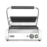   Hendi 263655 Kontaktgrill, "PANINI"  alsó-felső bordás lappal