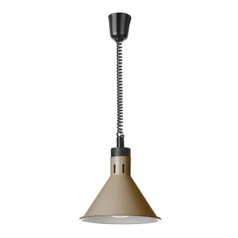 Hendi 273845 Rise and fall heat lamp conical, black