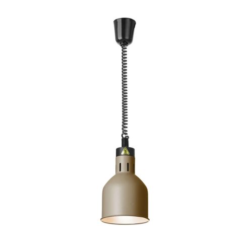 Hendi 273852 Rise and fall heat lamp cylindrical, black