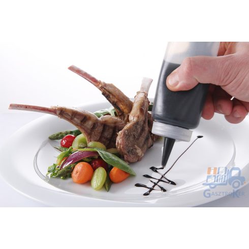 Hendi 557822 műanyag adagoló, 0,35 liter, átlátszó