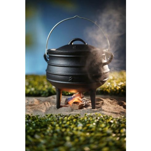 Hendi 629291 Öntöttvas lábas fedővel, 6 liter