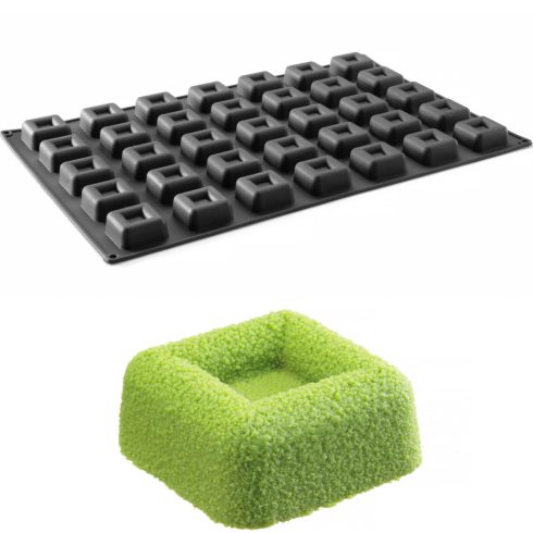 Hendi 677261 Szilikon sütőforma, négyzet alakú