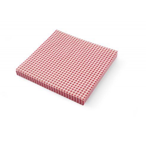 Hendi 678152 Greaseproof paper placemat - 500 pcs, checked pattern