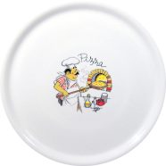  Hendi 774892 Pizzatányér, fehér porcelán, 33 cm, az ár 6 db tányérra vonatkozik!