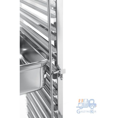 Hendi 810613 regálkocsi, kapacitás: 15 db GN 1/1