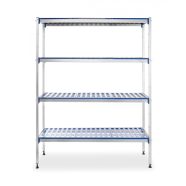 Hendi 812273 Aluminium storage rack, 1280x405x(h)1685 mm