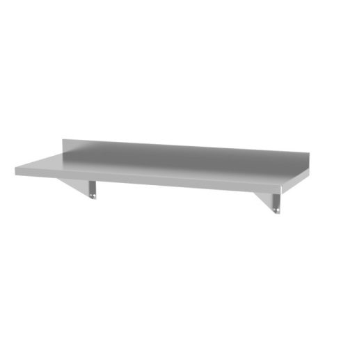Hendi 816486 Wall shelf, with two steel brackets, 800x300x(H)250 mm