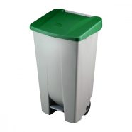 80033400 Műanyag pedálos szemetes, 120 literes