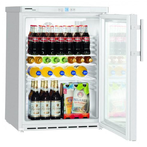 Liebherr FKUv 1613 hűtőszekrény üvegajtóval, űrtartalom: 141 liter