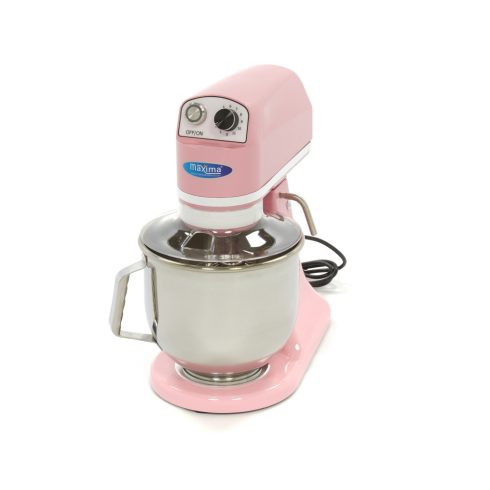 Maxima MPM 7 habverő-keverő-dagasztógép, 7 literes, Pastel Pink