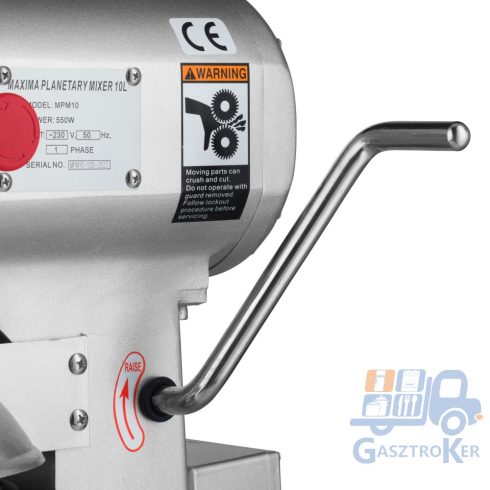 Maxima MPM 10 habverő-keverő-dagasztógép, 10 literes