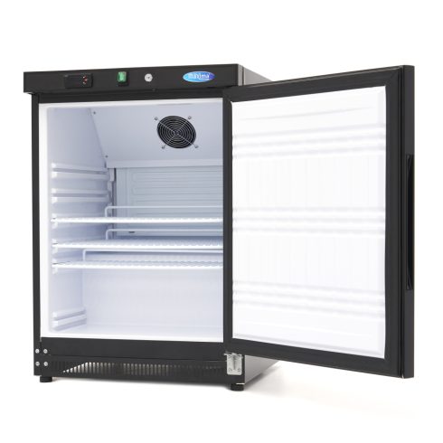 Maxima 200 L fekete hűtőszekrény, 200 liter