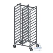 GASZTROKER TK 2x1/1 regálkocsi, 28 x GN 1/1, AISI 304