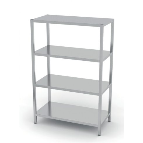 GASZTROKER TS 40-160 Rm.állvány sima polclapokkal, 1600x400x1800 mm, AISI 430