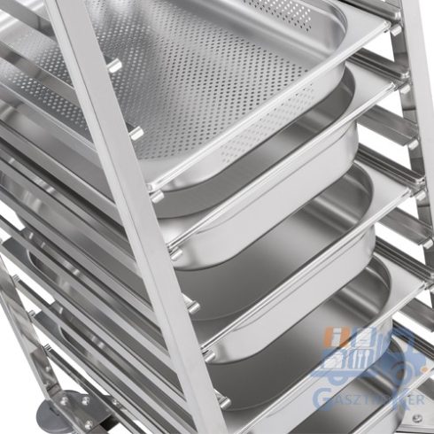 S 417 regálkocsi, Z kivitel, kapacitás: 20 db GN 2/1 kapacitás