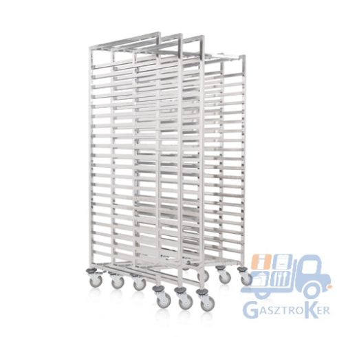 S 417 regálkocsi, Z kivitel, kapacitás: 20 db GN 2/1 kapacitás