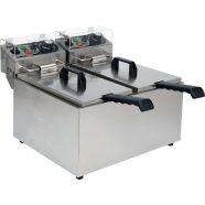   YG-04621 Yato asztali elektromos olajsütő, 2x5 liter, plexi védővel