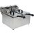 YG-04621 Yato asztali elektromos olajsütő, 2x5 liter, plexi védővel